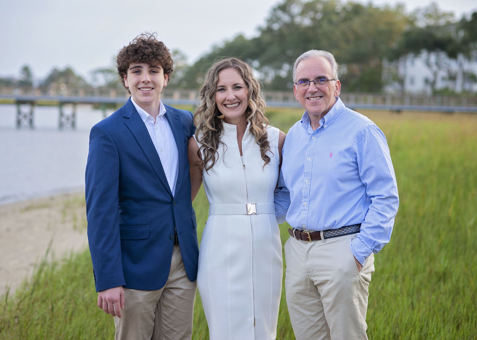 Carey McNamara with her husband Bob and son Connor